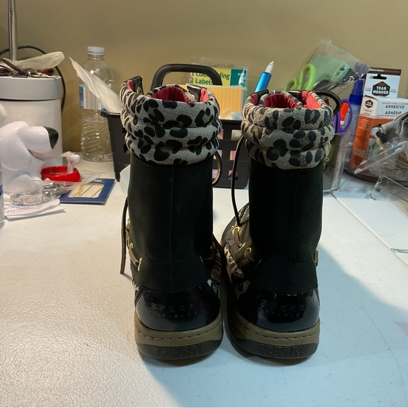 Sperry Top Sider boot women’s 8.5 Hikerfish Leopard print - Picture 10 of 11